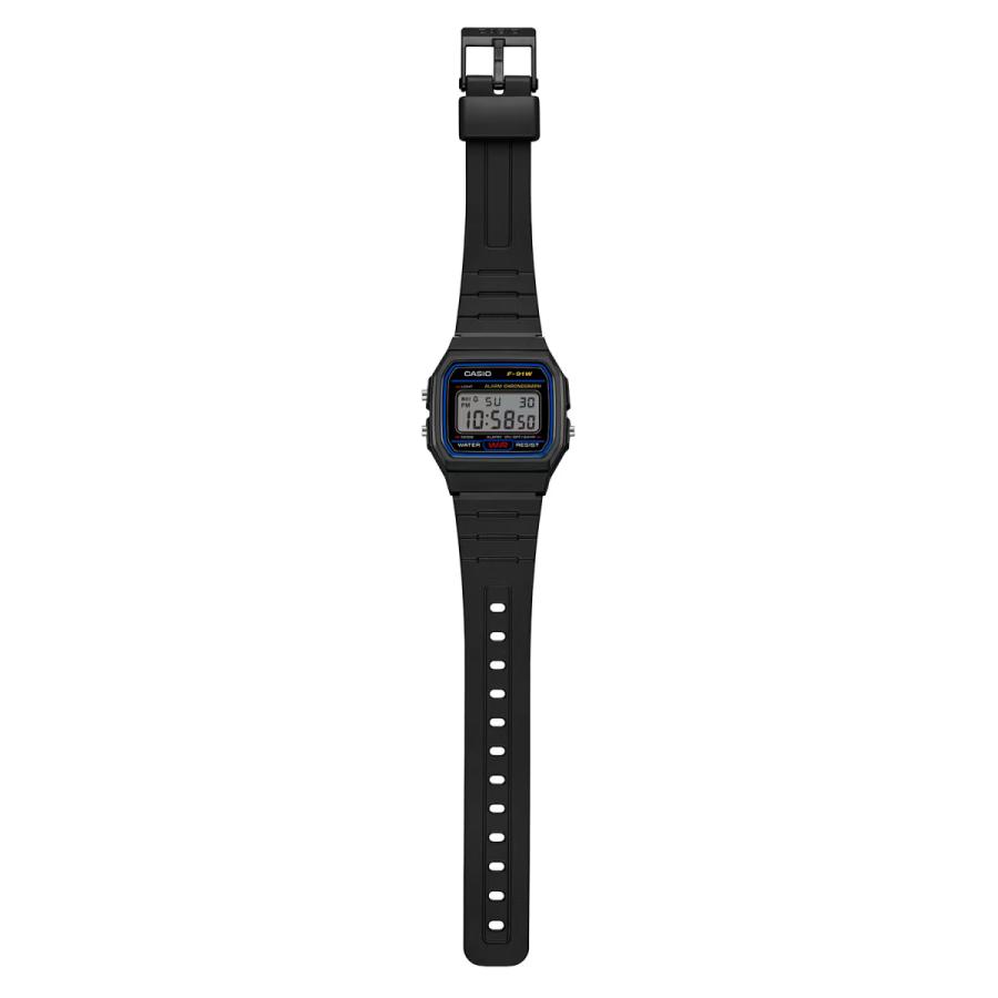 CASIO カシオ F-91W-1JH 正規品 日常生活防水 電池寿命約7年 ブラック