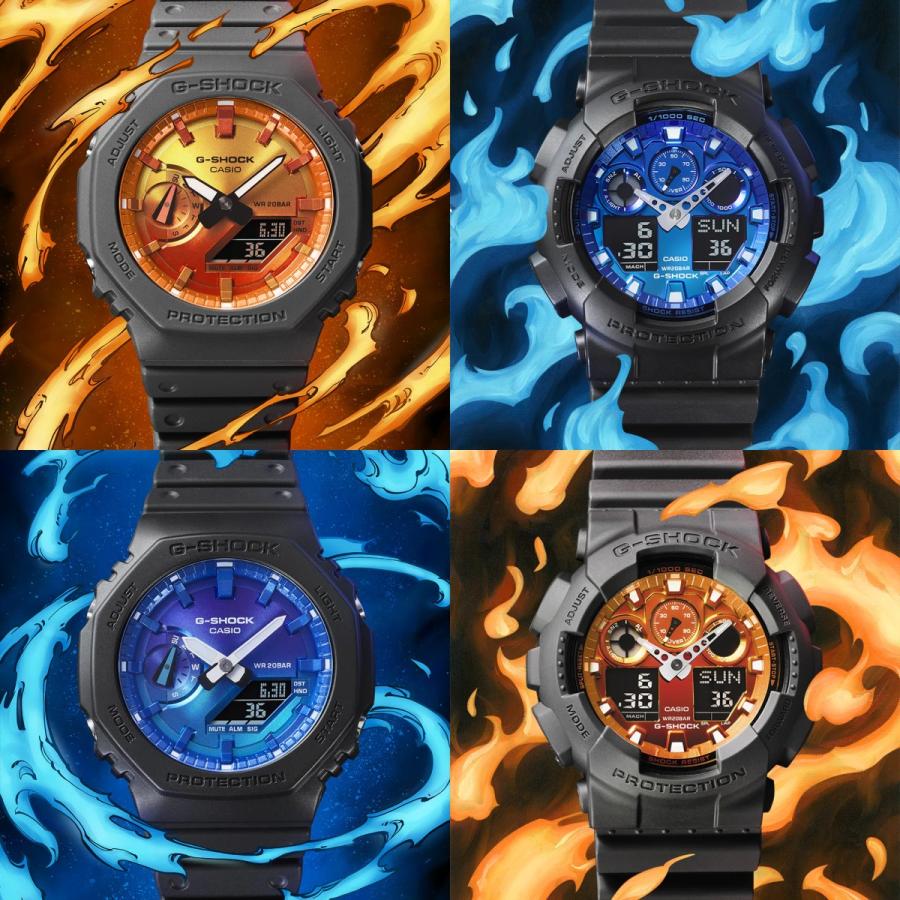 G-SHOCK CASIO GA-2100FL-1AJF 国内正規品 Flame inside 挑戦 情熱の炎