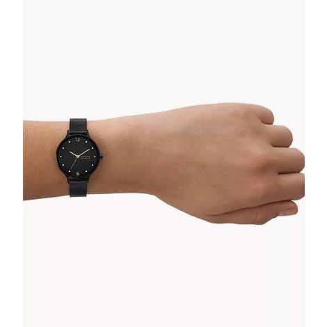 SKAGEN スカーゲン SKW3112 正規品 ANITA LILLE ブラック ステンレス 