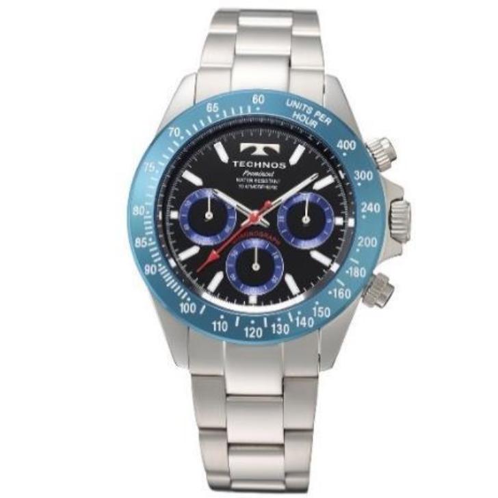 TECHNOS（テクノス） 正規品 TP0403SN クロノグラフ 電池式 10気圧防水
