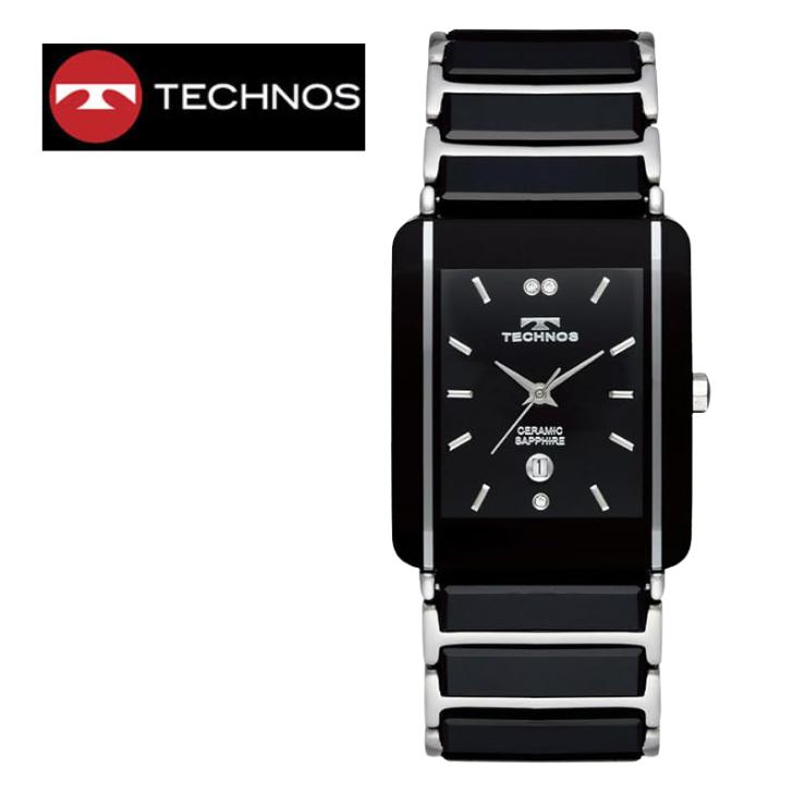 TECHNOS（テクノス） 正規品 TSM903TB ブラック シルバー 電池式 