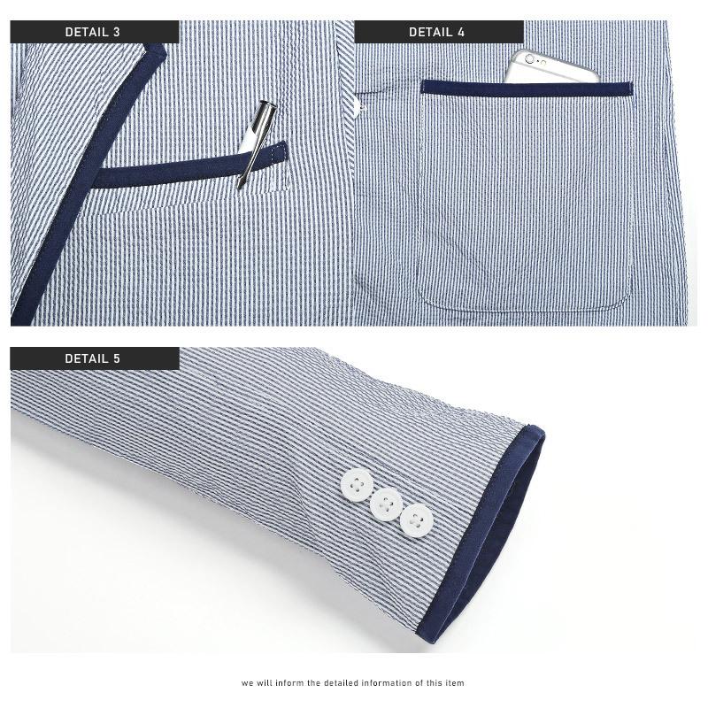 ▲送料無料▲ テーラードジャケット メンズ アウター 春夏 パイピング シアサッカー ジャケット ビター系 |  | 12