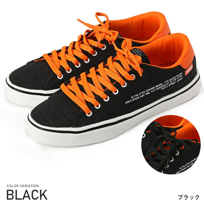 セール スニーカー メンズ シューズ 紳士靴 ローカット キャンバス プリント 靴 サイド ロゴ ビター系 |  | 09