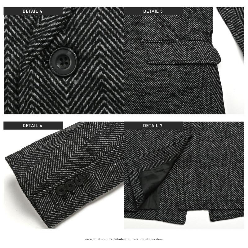 チェスターコート メンズ アウター チェック柄 千鳥柄 総柄 メルトンウール ロング丈 コート |  | 26