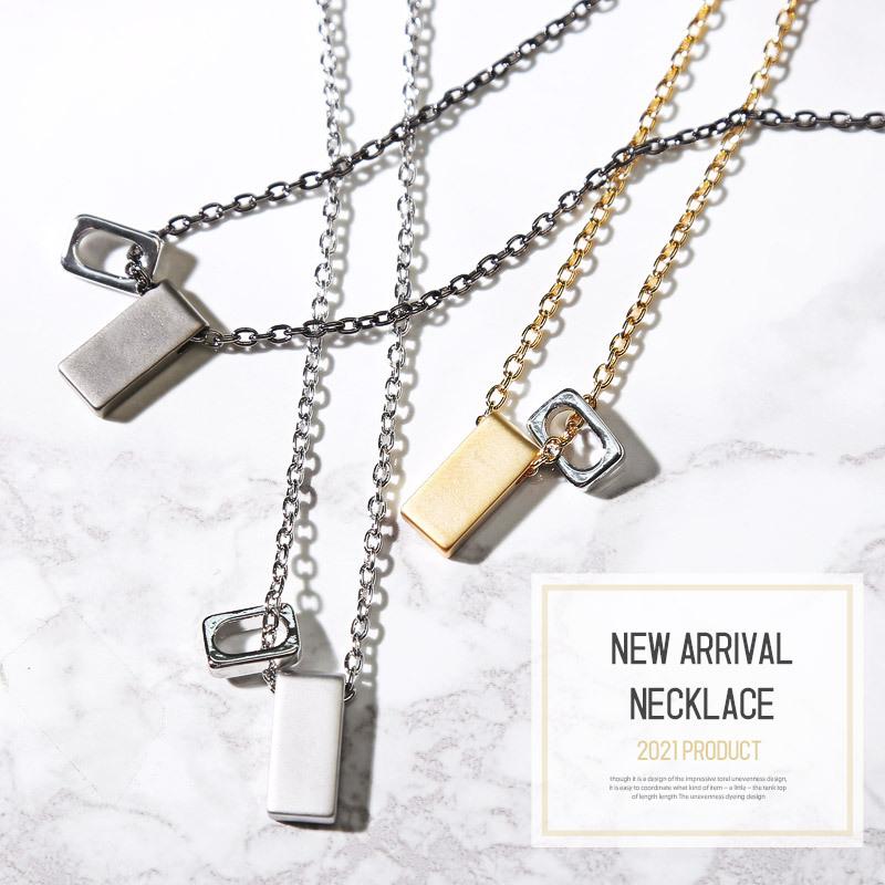 ▲メール便対象▲ ネックレス メンズ 小物 アクセ ジュエリー チェーン プレート モチーフ アクセサリー |  | 03