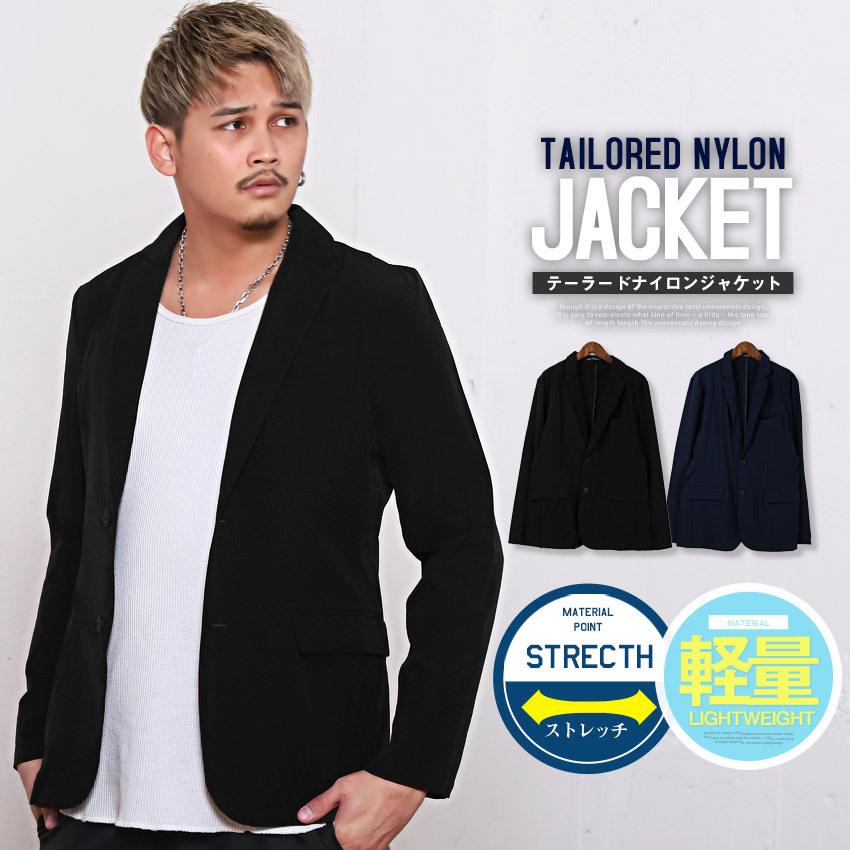 テーラードジャケット メンズ アウター 韓国 韓国系 春 上品 大人 ビジネス 無地 2b ストレッチ ナイロン 1392 Clothes Unit 通販 Yahoo ショッピング