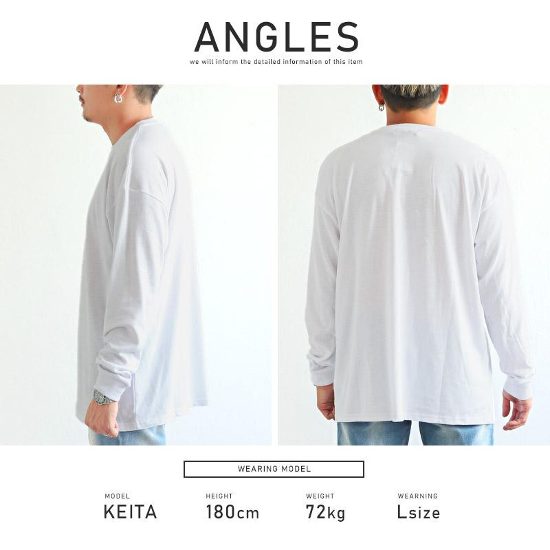 Tシャツ 半袖 長袖 メンズ トップス アンサンブル ロゴ 2枚セット 重ね