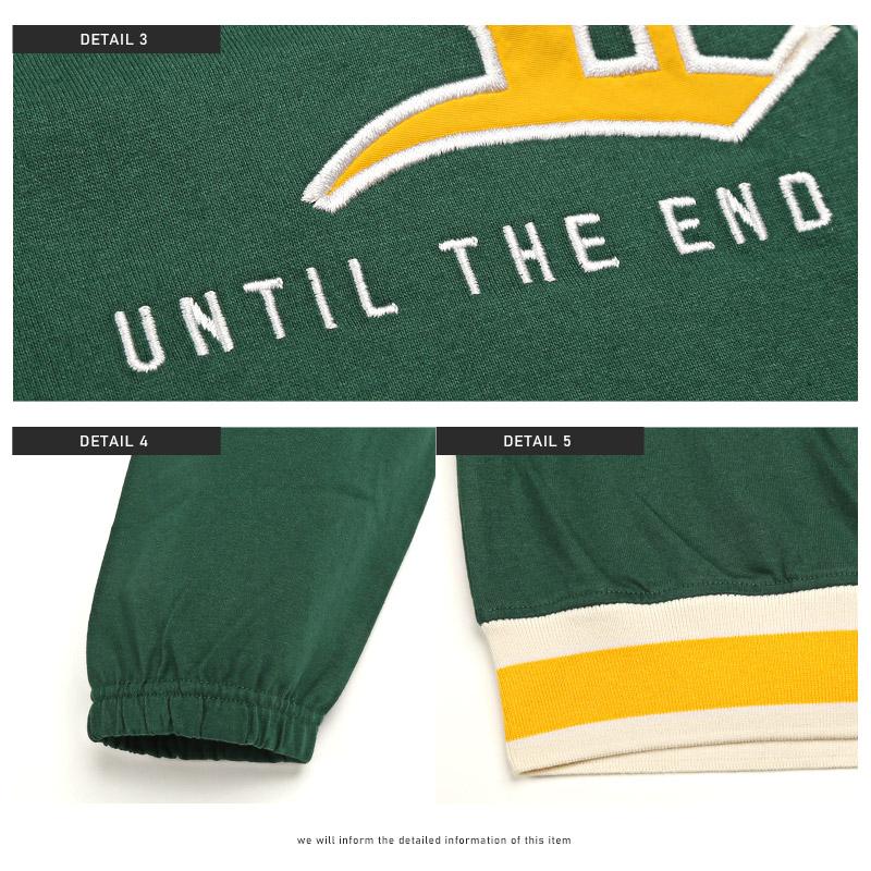 ロンT メンズ 長袖Tシャツ トップス Vネック カレッジロゴ 刺繍 ルーズ ストリート |  | 14