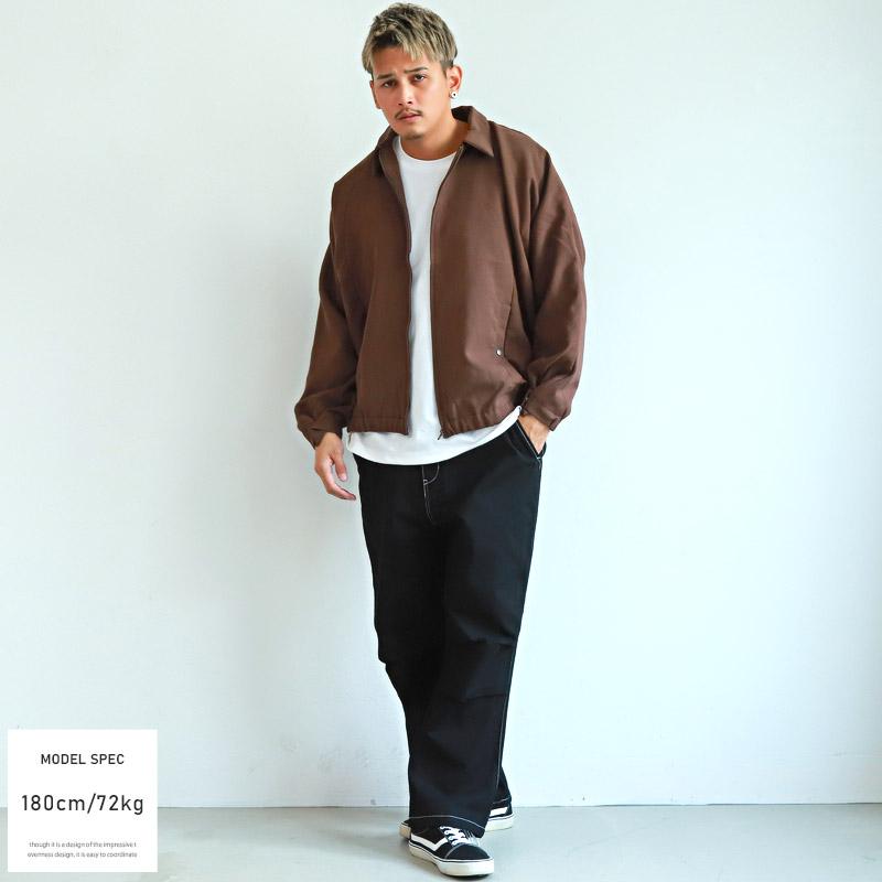 セール ▲送料無料▲ ブルゾン メンズ ジャケット スイングトップ ドルマン ルーズ 無地 |  | 05