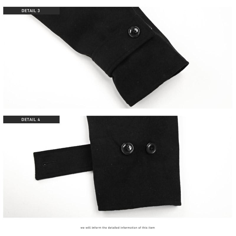 セール ▲送料無料▲ ステンカラーコート メンズ アウター ウール ロング丈 チェック 無地 |  | 12