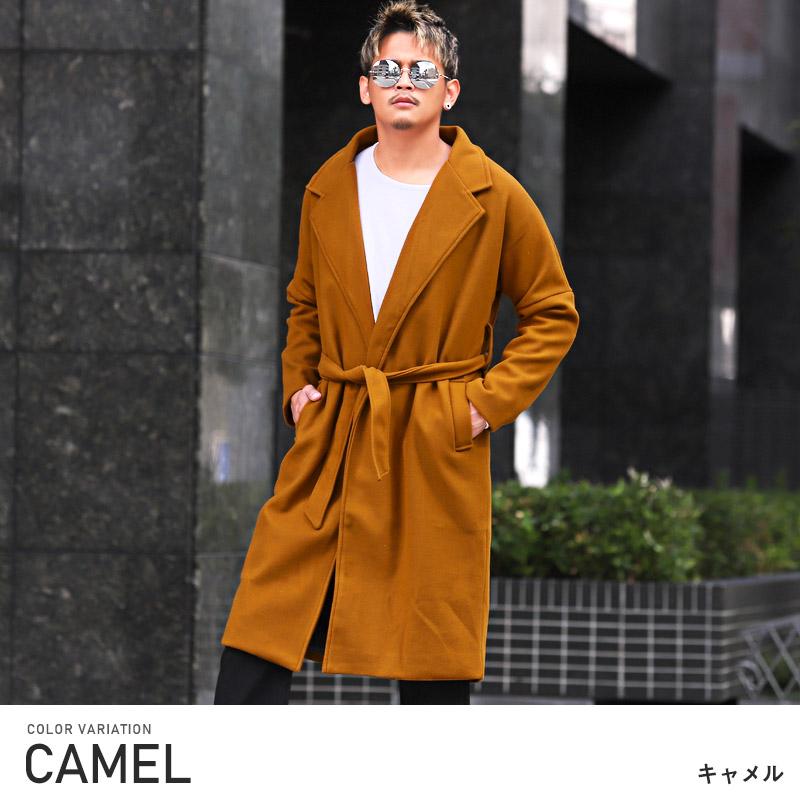 セール △送料無料△ チェスターコート メンズ アウター ロング丈