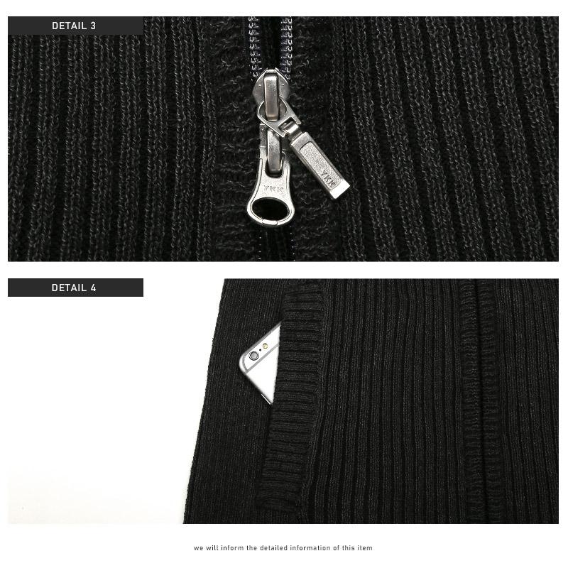 ニット ジャケット ブルゾン メンズ アウター リブ編み ジップアップ ハイネック |  | 17