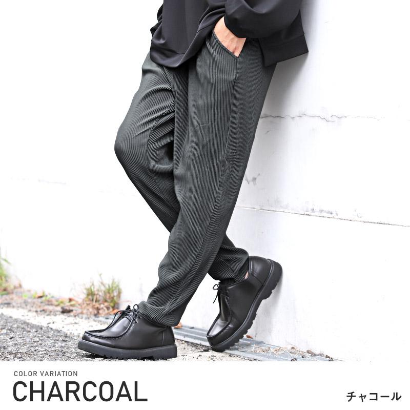 テーパードパンツ メンズ ボトムス イージーパンツ プリーツ スラックス ストリート |  | 09