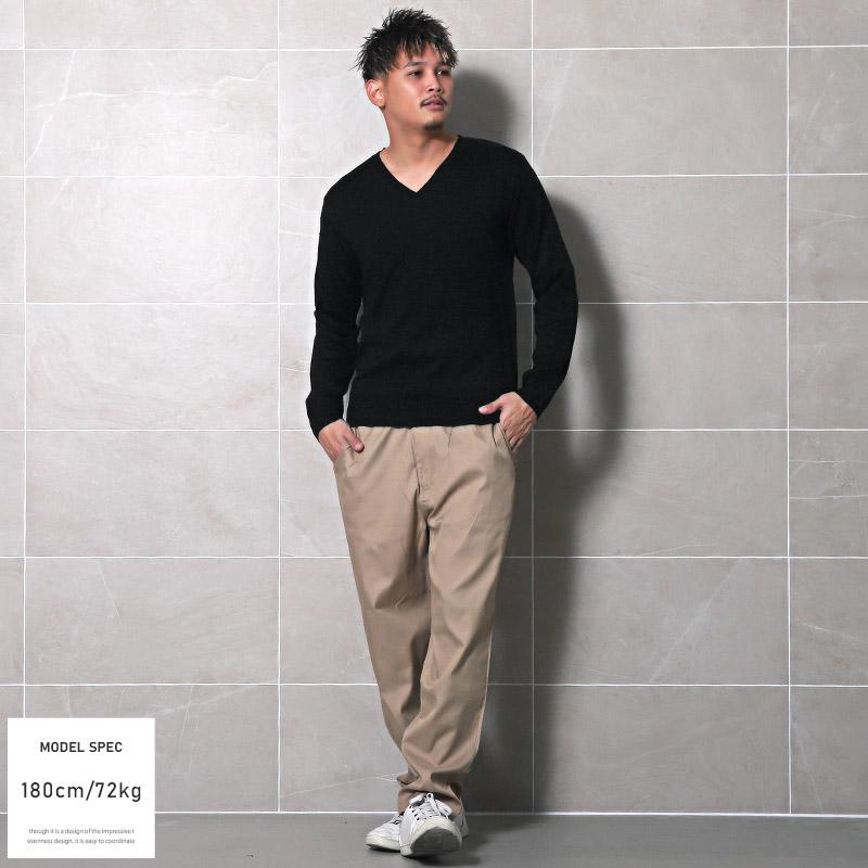 ニット メンズ セーター トップス Vネック カシミヤタッチ 柔らか 無地 薄手 春秋 : aa-2139 : CLOTHES UNIT ...