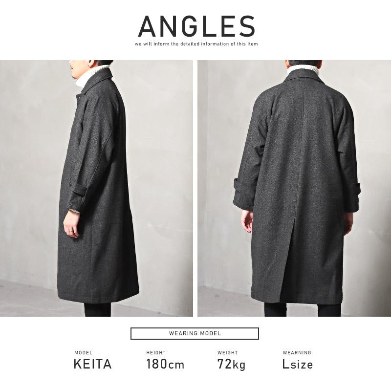 セール ▲送料無料▲ ステンカラーコート メンズ オーバーサイズ ウール ロング丈 ビター系 |  | 12