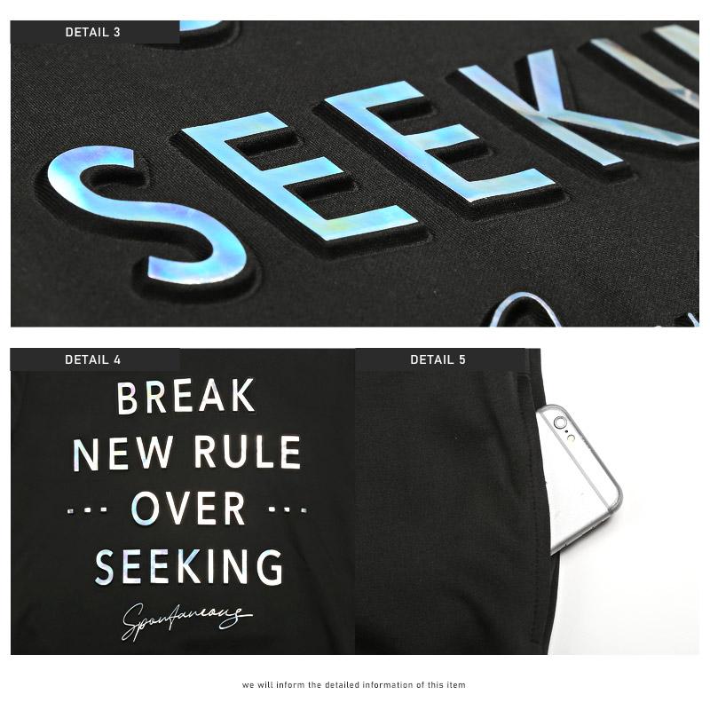 セール パーカー メンズ トップス プリント ロゴ エンボス 箔 ストレッチ プルオーバー |  | 10