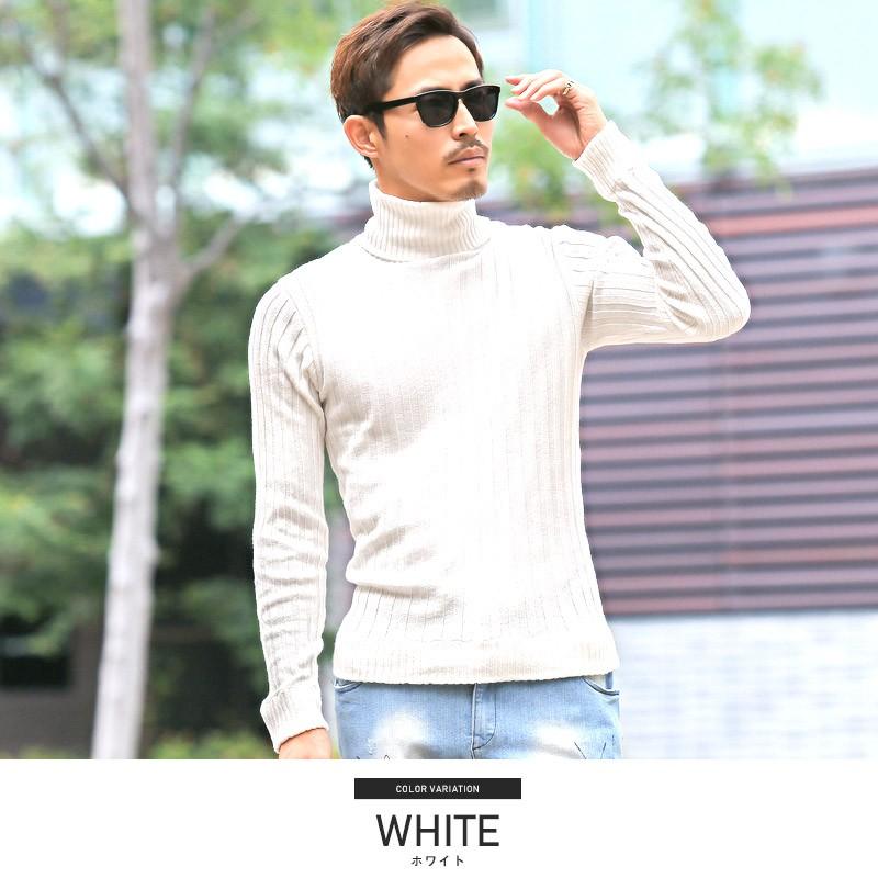 ニット タートルネック メンズ セーター 秋 冬 Bitter ビター系 リブタートルネックニットセーター トップス メンズニット ニットセーター 白 黒 杢 グレー Pm 74 Clothes Unit 通販 Yahoo ショッピング