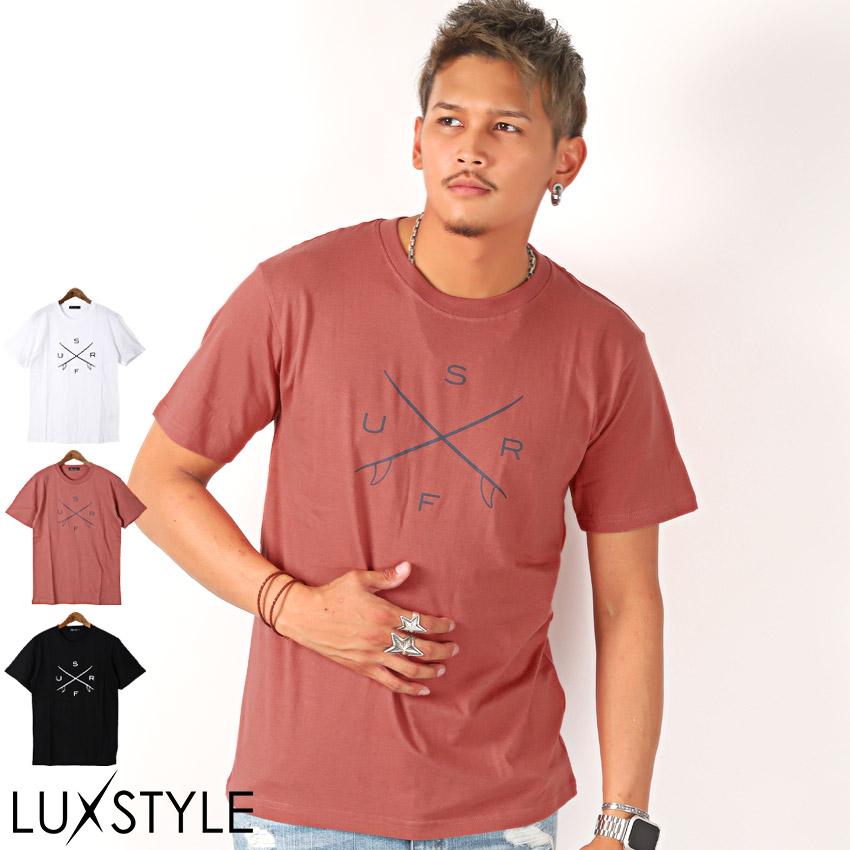Tシャツ メンズ 半袖 メンズtシャツ カットソー プリント ロゴ Surf サーフ ボード Pm 8186 Clothes Unit 通販 Yahoo ショッピング