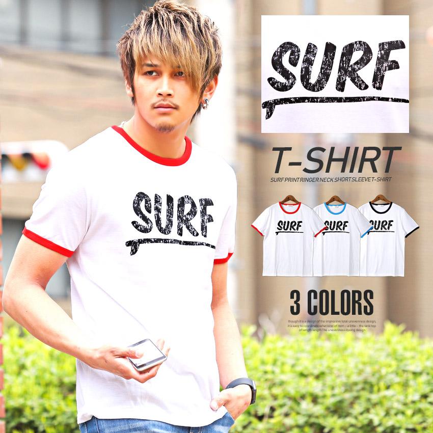 Tシャツ メンズ 半袖 プリント メンズtシャツ プリントtシャツ ロゴプリント Surf サーフ Pm 96 Clothes Unit 通販 Yahoo ショッピング