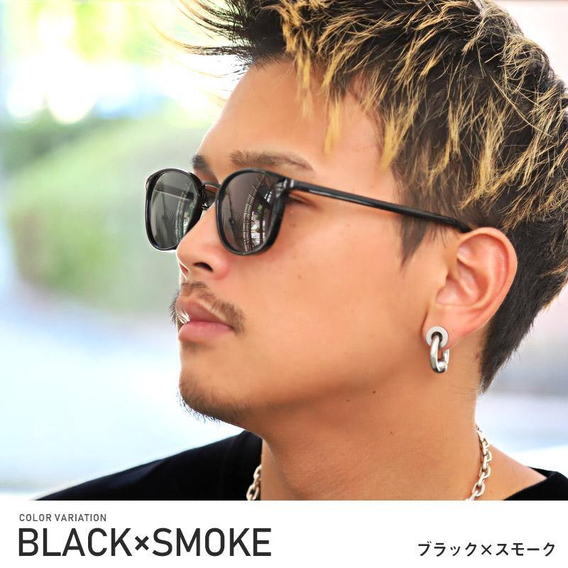 中古 サングラス メンズ レディース グラサン スクエア ウェリントン Uvカット 黒縁 小物 ビター系 Aynaelda Com