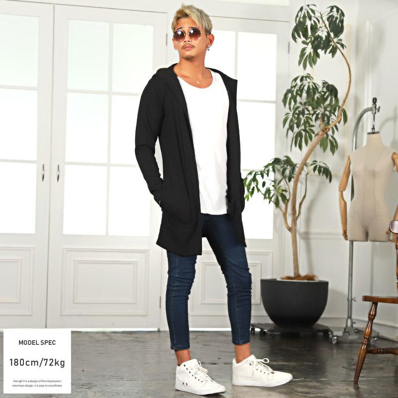 カーディガン メンズ トップス 羽織り ロングカーディガン 秋 冬 ガウン ふくれジャガード フード ビター系 Pm 9922 Clothes Unit 通販 Yahoo ショッピング