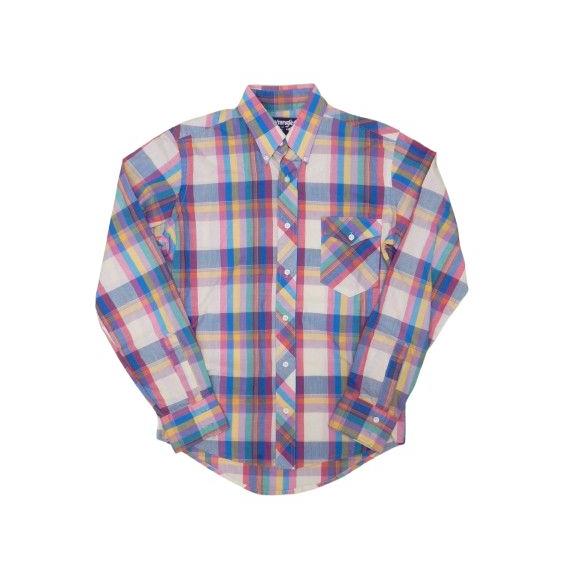 Wrangler（ラングラー） 80-90s 長袖ウエスタンシャツ サイズ15 マルチ