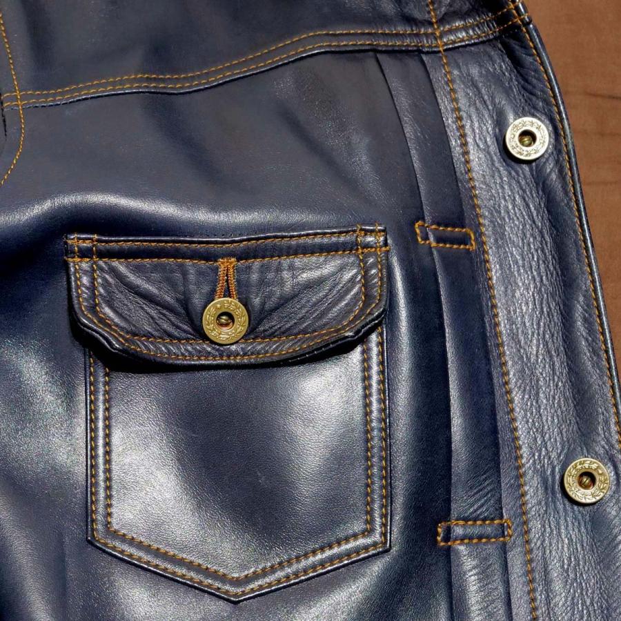 ワイツーレザー Y2 LEATHER レザージャケット インディゴホース ワイツーレザー Y2 LEATHER レザージャケット インディゴホース