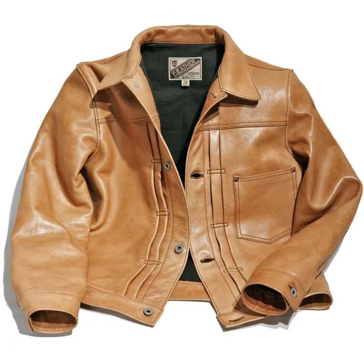 ワイツーレザー Y2 LEATHER レザージャケット柿渋ホース・KB-140 ワイツーレザー Y2 LEATHER レザージャケット柿渋ホース・KB-140