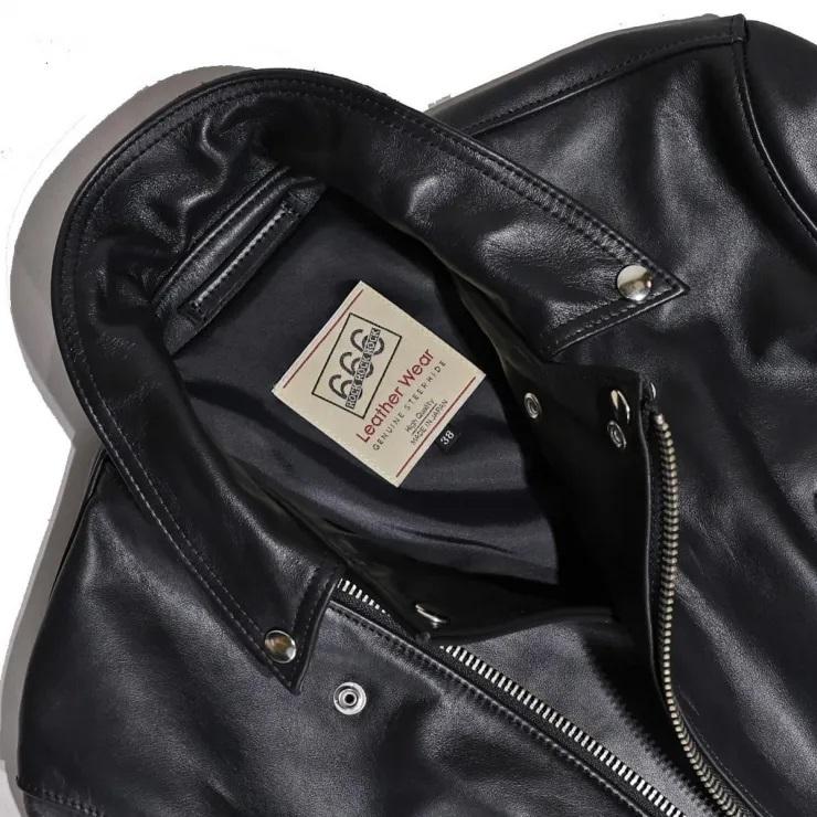 666 LEATHER WARE 666レザーウエア タイトフィットライダース・LJM-1TF