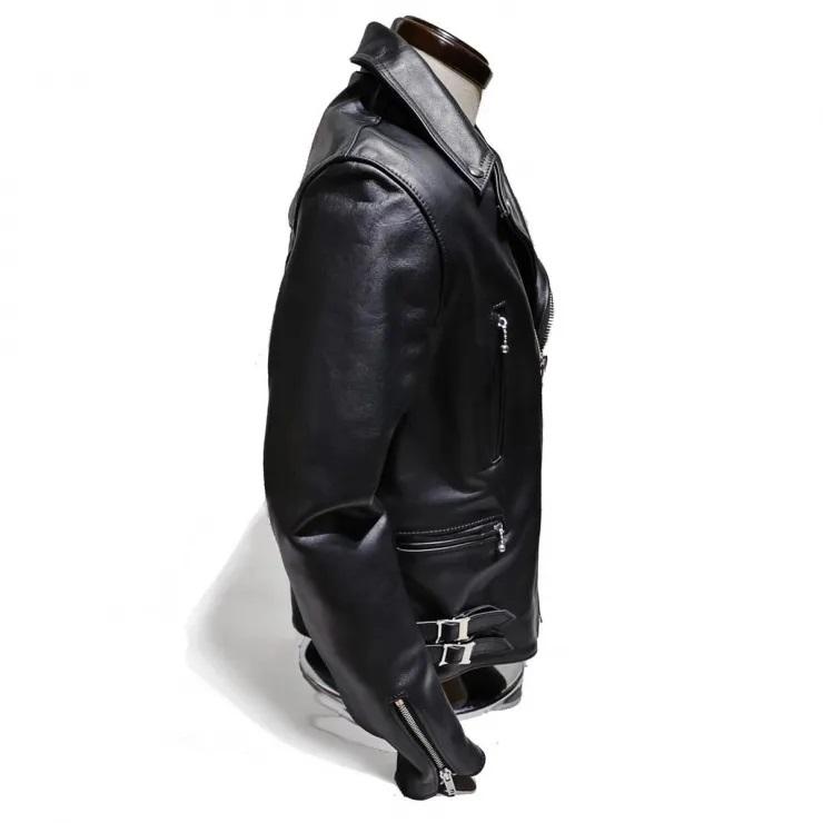 666 LEATHER WARE 666レザーウエア タイトフィットライダース・LJM-1TF Tight Fit U.K.Side Belt Riders Jacket "SINGLE ZIP CUSTOM"の画像