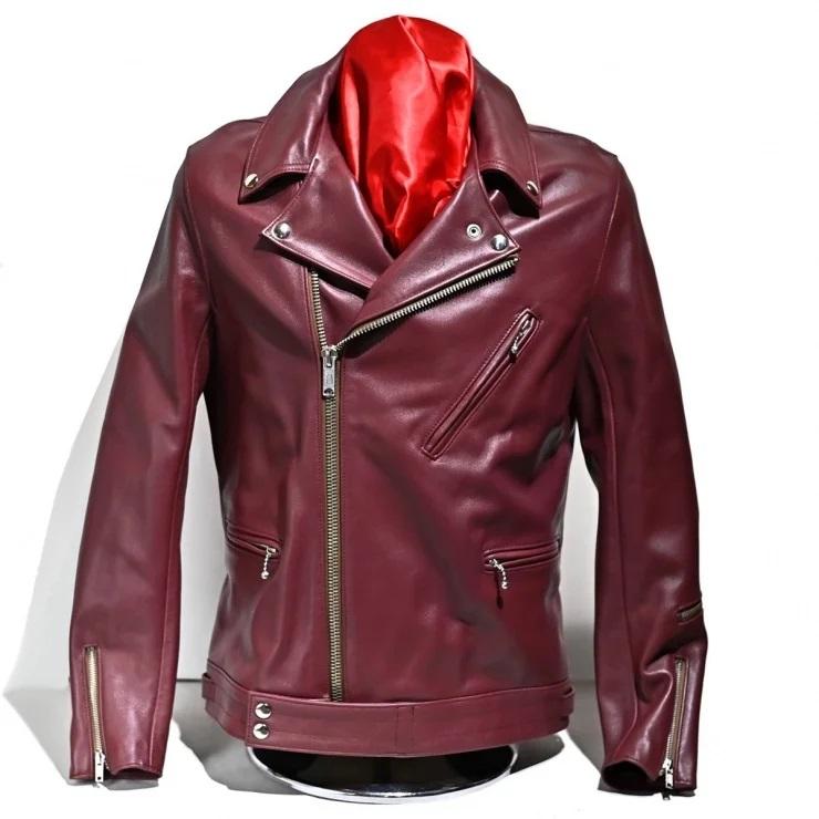 666 666 LEATHER WARE (666レザーウエア）レザージャケット ライダース・LJM-8 FRONT FLAP DOUBLE ...