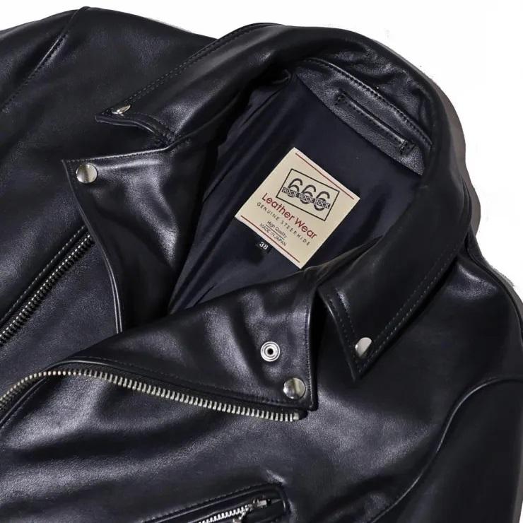 666 Leather Wear 本革 ライダース ジャケット 中古・古着通販】666 LEATHER WEAR (666レザーウェア