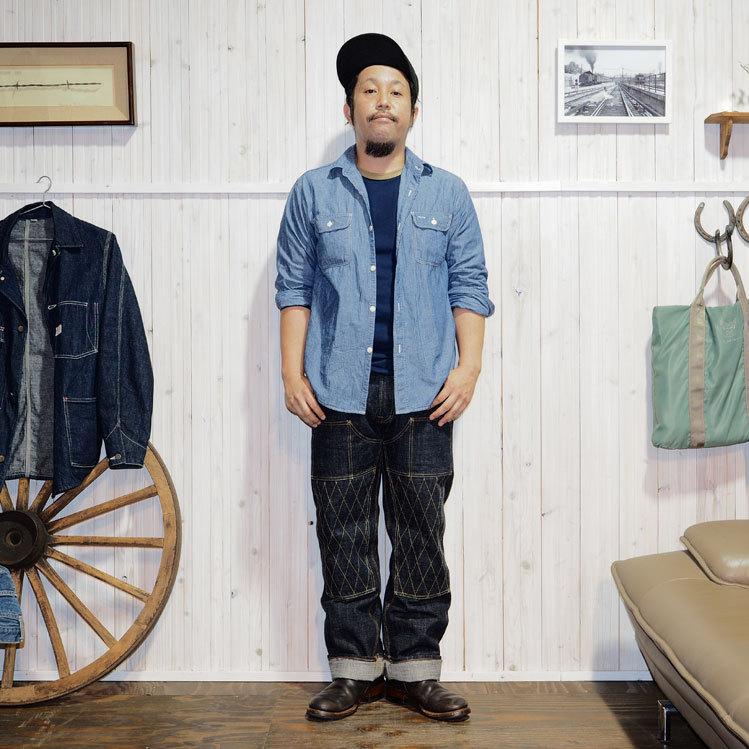 トロフィークロージング (TROPHYCLOTHING)ダートデニム ダブルニー・1606 W KNEE STANDARD DIRT DENIM トロフィークロージング (TROPHYCLOTHING)ダートデニム ダブルニー・1606 W KNEE STANDARD DIRT DENIM
