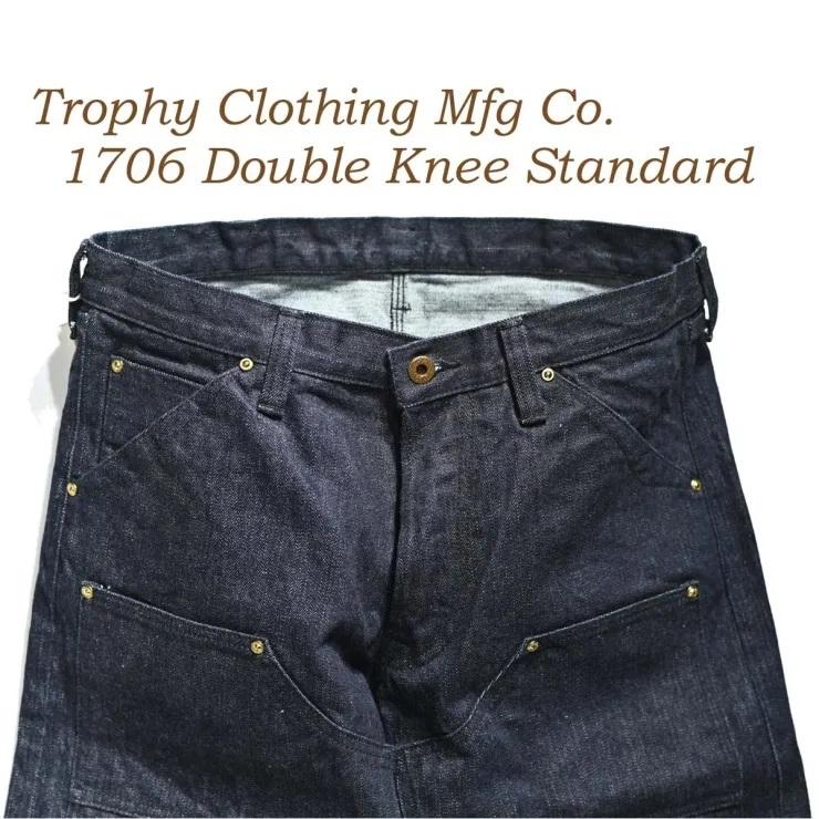 TROPHY CLOTHING トロフィークロージング デニムダブルニー・Lot TROPHY CLOTHING トロフィークロージング デニムダブルニー・Lot