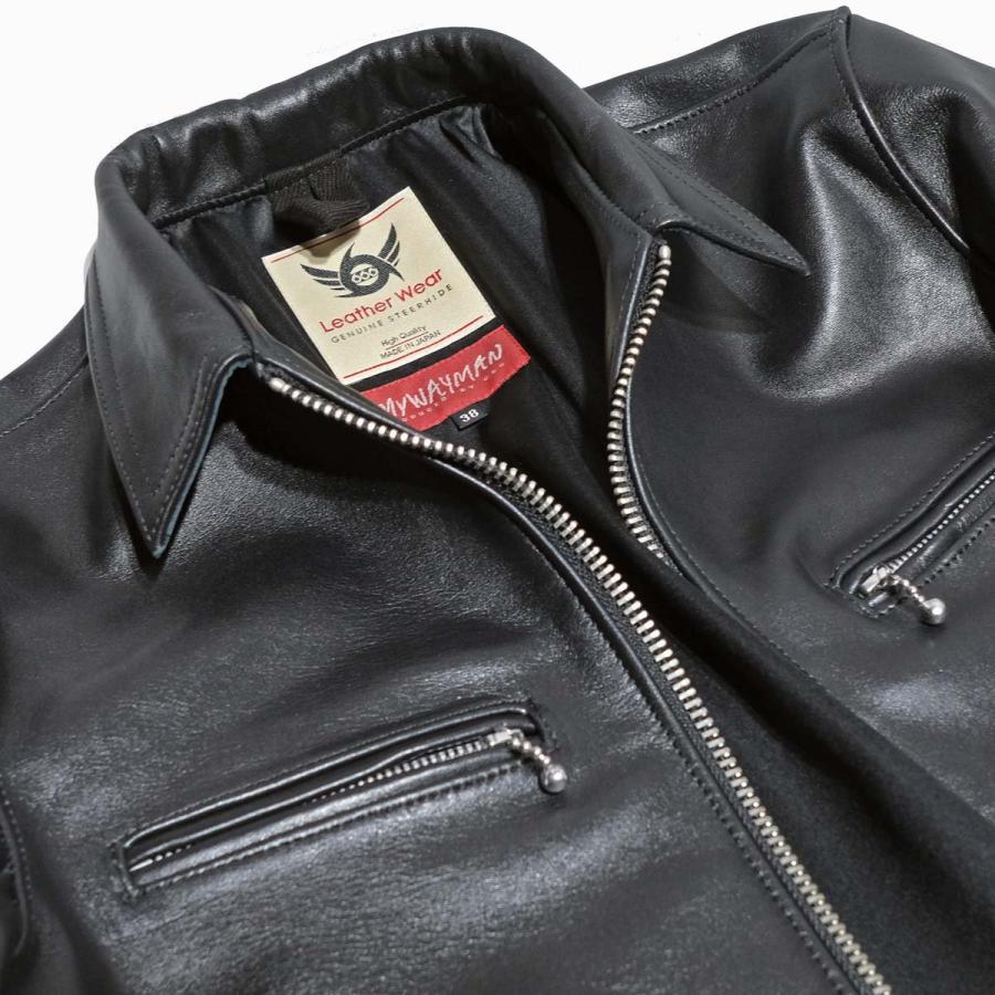 666 LEATHER WARE (666レザーウエア)マイウェイマン 襟付き 666 LEATHER WARE (666レザーウエア)マイウェイマン 襟付き