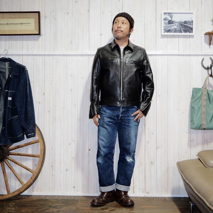 666 LEATHER WARE (666レザーウエア)マイウェイマン 襟付き 666 LEATHER WARE (666レザーウエア)マイウェイマン 襟付き