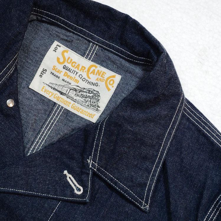 SUGAR CANE カバーオール SC14371 40(Ｌ) SUGAR CANE シュガーケーン デニムカバーオール SC14371 デニム
