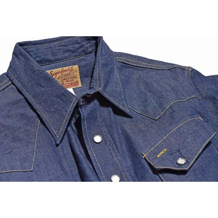 SUGAR CANE シュガーケーン SUGARCANE デニム 長袖ウエスタンシャツ
