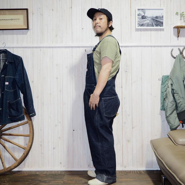 シュガーケーン SUGARCANE デニム オーバーオール・SC42242 11oz.BLUE DENIM OVERALLS シュガーケーン SUGARCANE デニム オーバーオール・SC42242 11oz.BLUE DENIM OVERALLS