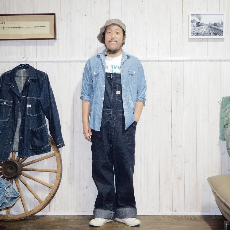 SUGAR CANE シュガーケーン SUGARCANE デニム オーバーオール SUGAR CANE シュガーケーン SUGARCANE デニム オーバーオール
