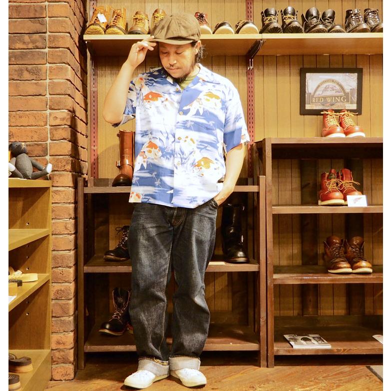 SUN SURF サンサーフ SUNSURF アロハシャツ 半袖ハワイアンシャツ 和柄