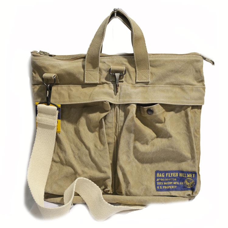 TOYS McCOY（トイズマッコイ） ヘルメットバッグ コットンキャンバス