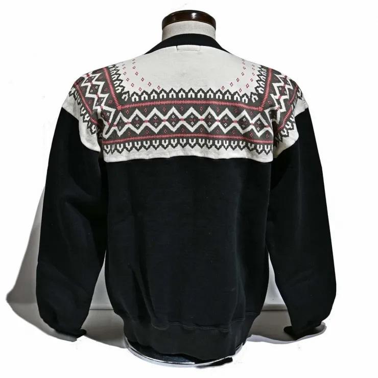 コリンボ Colimbo フルジップスウェット 雪柄・ZA-0440 SNOWFLAKE ZIP 
