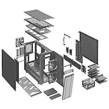 アウトレット値下げ Fractal Design Define 7 Black ミドルタワーpcケース E Atx 対応 ソリッドパネルモデル ブラック Mishmar Org
