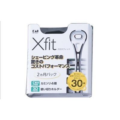貝印 5枚刃剃刀 クロスフィット Xfit 替刃 4個入 本体ホルダー1個 替刃4個 Xf5 4b Cloudnine 通販 Yahoo ショッピング