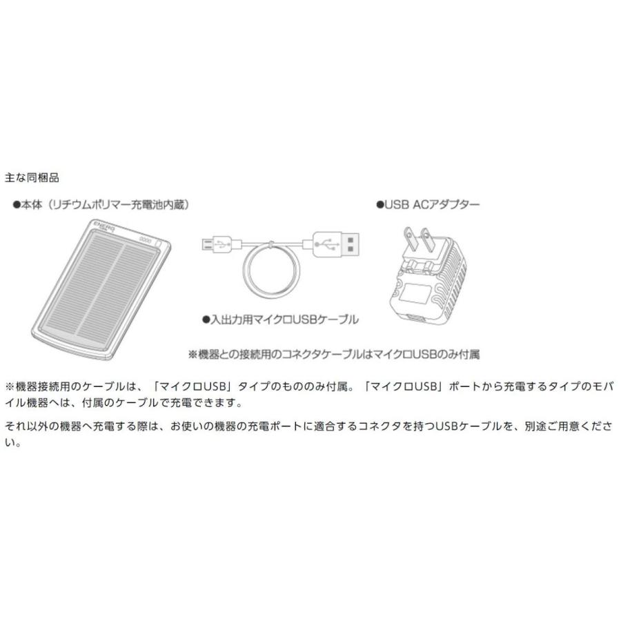 Kenko ENERG モバイルバッテリー USB ソーラー モバイルチャージャー EM-S3000B パッケージ傷み｜cloudnine｜02