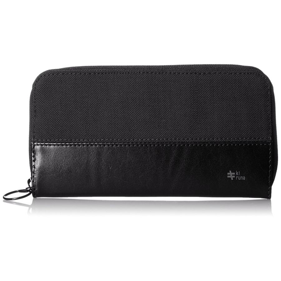 キルナ kiruna 長財布 財布 日本製 ブラック LONG PURSE COMBI 160-K0015 BLK/BLK