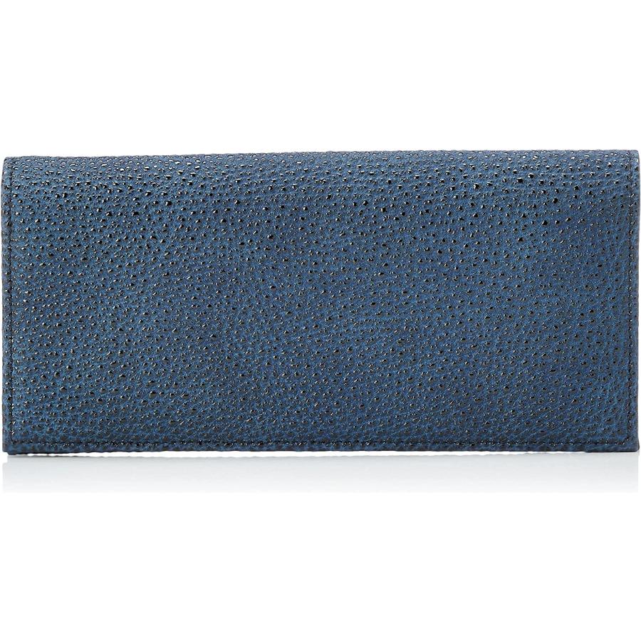 MIKADO 長財布 姫路黒桟革 極み 日本製 メンズ 本革 ネイビー