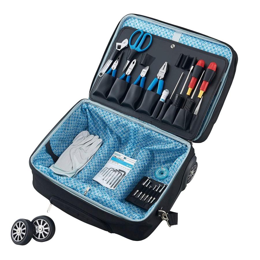 HOZAN 工具セット ツールセット 工具37点 キャスターバッグで HOZAN 工具セット ツールセット 工具37点 キャスターバッグで
