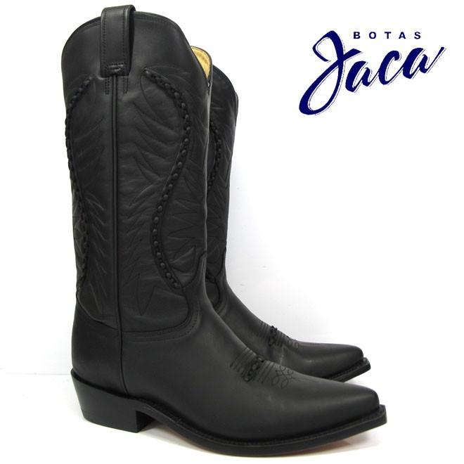 AK176センドラSENDRAウエスタンブーツ本革黒25.5cm男女兼用 AK176